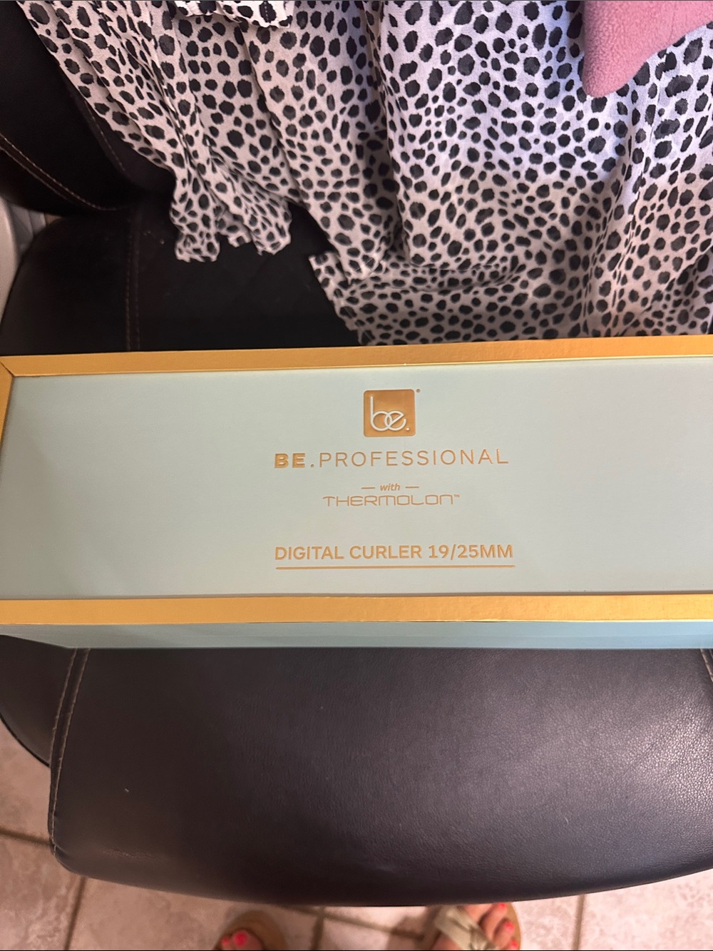 Digital Curling Iron 19/25mm - Mint/Gold